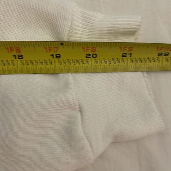 Russell Athletic Vintage 90s White Sweatshirt Adult Medium Made in USA - Picture 8 of 11